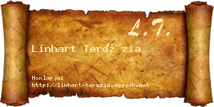 Linhart Terézia névjegykártya